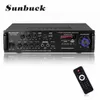 Sunbuck TAV6188E 2500W Bluetooth 50オーディオアンプステレオホームシアターAMPカー5CH AUX USB FM SD 211011852653