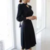 Sexy carino cawaii adulto A line Dress coreano donna Summer Black Office Party Abiti larghi per le donne 210602