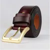 Fashion Big Letter L Buckle Cintura in pelle genuina No Box Designer V Men Donne Belts di alta qualità Mens 3680581