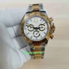 Orologi BP Orologi da polso da uomo luminescenti 116508 116503 40mm Acciaio oro giallo Due toni Luminescenti ETA 7750 Cronografo funzionante Orologio da uomo meccanico automatico