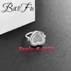 925 Sterling Silver Love Assinatura Flutuante Caixa acessória de vidro Adequado para Original Feminino Anel de Casamento Jóias