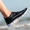 2019 Sommar mesh Andas uppströms Aqua Skor Slip-On Flat Water Beach Sandaler Swimming Socks Sea Surfing Tofflor Y0717