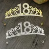Altre forniture festive del partito 18th Birthday Princess Corona Headband Crystal Wedding Hairband Capel Headwear Decor