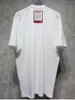 Vetements Mens tshirt Black White Cotton T Shirt with Postage Patch Brand Designer Shirts Oversize Tee Men Women Streetwear