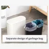 Skrivbord Sundries Trashs Cans Nordic Bedroom Small Mini Office Desk Waste Bin Home Table Hushåll Mini Trash Can BBB14521