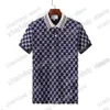 2021 Mens Designer Polo Shirts Luxe Italië Mannen Kleding Korte Mouw Mode Casual Heren Zomer T-shirt Veel kleuren Blauw Beschikbaar Wit Maat M-3XL