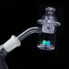 45 90 degrees Quartz Banger Nail Cyclone Spinning Carb Cap Terp Pearl For Bongs dab rigs male female wax oil burner pipes