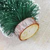 15cm tall Mini Christmas Trees without light PVC Artificial plants for Desktop furnishing articles