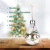 LED Transparent Ornement De Noël Arbre Pendentif En Plastique Grande Ampoule Boule Décor À La Maison Cadeau D'anniversaire Nouvel An Décoration Suspendue pour La Fête De Noël Intérieur Lumières Extérieures