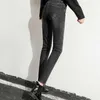 Automne maigre taille haute jeans femme Streetwear Jeans pantalons de crayon All-match Femme Denim pantalon avec style coréen 10832 210527