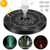 LED Floating Solar Fountain Garden Water Pool Pond Decoration Panel Powered Pump 2110255120863