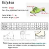 Eilyken 2022 nouvelles femmes pantoufles diapositives bout ouvert bas talons hauts chaussures sandale femme loisirs cheville à lacets en plein air maison chaussures 01