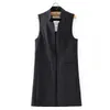 longues dames gilet noir