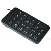 Outro jardim doméstico com fio 23 teclas Slim teclado numérico digital teclado para contabilizar contador financeiro supermercado portátil caderno rrf12864