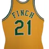 Personalizzato 009 Youth women Vintage LARRY FINCH RED Sounds RETRO 1972-74 Home # Basketball Jersey Taglia S-5XL o personalizzato con qualsiasi nome o numero di maglia