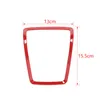 Cadre de revêtement d'habillage central de volant de voiture ABS pour Ford F150 2009-2014 rouge