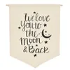 Letters Hangende Muur Canvas Banner Milieuvriendelijke Kinderkamer Decor Natuurlijke Handgemaakte Noord-Europa Kinderkamer Decoratie Z32157597338