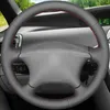 Black PU Faux Leather Steering Wheel Cover for Xsara Picasso 2001-2010 Berlingo 2003-2008 C5 2001-2006 Partner