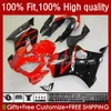 Carene OEM per HONDA CBR600F4i CBR 600F4i 600 F4i FS Rosso nero CC F4 i 2004-2007 55No.132 CBR600FS CBR600 F4i 04 05 06 07 600CC 2004 2005 2006 2007 Kit stampi ad iniezione