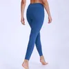 Podsycal Katı Renk Kadın Yoga Şekillendirme Pantolon Yüksek Bel Spor Salonu Giyim Tayt Elastik Fitness Bayan Genel Tam Tayt Pantolon