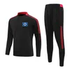 Hamburger SV adult leisure tracksuit outdoor Training jacket kit track Suits Kids Running Half zipper long sleeve Sets