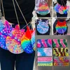 Fidget Crossbody цепная сумка Push Poo-его силиконовые резиновые кошельки Fanny Pack Macaron Rainbow рюкзаки Bubble Popper сумочка Cometic Make Up Bags Case G83CIQ7