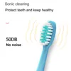 Gollinio Electric Toothbrush Kids GL26T Timer 5 Läge USB Snabb Laddning Uppladdningsbar Tandborste Byte Huvud Vattentät XP7 220224