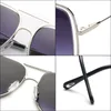 Soleil surdimensionné marque de mode pilote ombre pour femmes luxe métal dames sexy lunettes vintage oculos