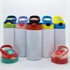 NEW12OZ RECHTE SIPPY CUPS SUBLIMATIE KIDS MOEKS Roestvrij staal Waterflessen Dubbel Geïsoleerd Vacuüm Draagbare Drinkmelk Tumblers ZZA7