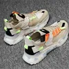 2021 Running Shoes Tjock-Soled pappa Manlig Sommar Koreansk Fashion Casual Sko Storstor Andas Sneakers Run-Shoe # A000120