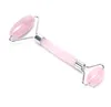 Rouleau de Quartz Rose amincissant, masseur de visage Gua Sha, outil de Massage de grattage, relaxation du visage et du dos, Massage SPA, 60 pièces