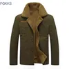 Fgkks men jaqueta casacos inverno militar bomber s masculino jaqueta masculina moda jeans homens casaco 211110