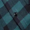 Męskie Koszule Koszulki Luclesm Męskie Plaid Flanel Kurtka Mężczyźni Button Z Długim Rękawem Bluzka Bluzka Camisa Masculina XAdrez