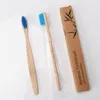 Portable Natural Bamboo Toothbrush Charcoal Soft Hair Tooth Brush Eco Friendly Brushes Oral Cleaning Care Tools