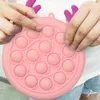 Coin Purse Silicone Push Sensory Fidget Toys Reliever Stress Autism Adults Children Antistress Pouch Bag Gift