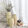 Vasos grande vaso casa decoração antique bambu chão sala de estar decoração grande floorhome arte flor panela rústica