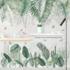 Muurstickers 24 stijlen Groene bladeren voor Slaapkamer Woonkamer Dineren Keuken Kids DIY Decals Deur Muurschilderingen