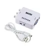 Mini RCA AV do VGA Złącza wideo AV2VGA Adapter Converter z 3,5 mm Audio dla TV PC DVD Monitor Więcej zdjęć Av2HDMI VGA2HDMI HDMI2AV