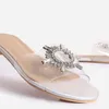 Hausschuhe 2021 PVC Transparent Kristall Sonne Blumen Schnalle Damen Sommer Karree Damen Seltsame High Heels Sandalen Schuhe