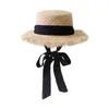 Женские летние солнцезащитные шляпы с большими крахами Raffia Strail Fringe Big Beach Shats для праздничной ленты Sombrero Verano Bonnet Wide Delm22