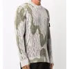 Wysokiej jakości dzianinowe bluzy jesienno-zimowy sweter z dzianiny z długim rękawem i okrągłym dekoltem