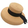 Chapeaux à large bord Femmes à la main Summer Sun Hat Big Eaves Beach Japonais Hepburn Style Holiday Fold Fisherman Cap Tempérament Bonnet plat Elob2