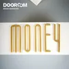Dooroom Lettere in ottone dalla A alla Z per nomi di aziende Targhe per porte Simboli personalizzati da parete decorativi Indirizzi Altro hardware