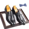 Moda Affari di lusso Scarpe da uomo Abiti da uomo classici in pelle Scarpe eleganti firmate con lacci Scarpe da uomo Oxford