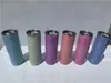 UV-Becher mit Farbwechsel, 590 ml, Sublimationsbecher, Sonnenlichterkennung, gerader Becher aus Edelstahl mit Deckel und Strohhalmen