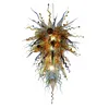 Contemporary Hand Blown Glass Chandeliers Lamp LED Hanging Pendant Lamps Suspension Hotel Dining Room Kitchen Fixture