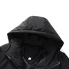 Men's Down Parkas M-4xl 5xl plus size masculino jaquetas de inverno casacos aquecidos de jaqueta impermeável espessa e outono à prova de vento Phin22