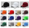 Kapelusze baseballowe Solid Color Cap Regulowane Sporty Zewnętrzne Hip Hop Prefal Visor Hat