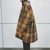 남성 캐주얼 셔츠 대형 플란넬 남자 격자 무늬 빈티지 streetwear 힙합 느슨한 긴 소매 가을 겨울 브랜드 한국어