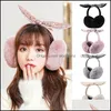 Hats Caps Hats, Scarves & Gloves Fashion Aessories Berets Unisex Vintage Cat Ear Plush Earmuffs Shiny Sequin Soft Keep Warm Earflaps Headban